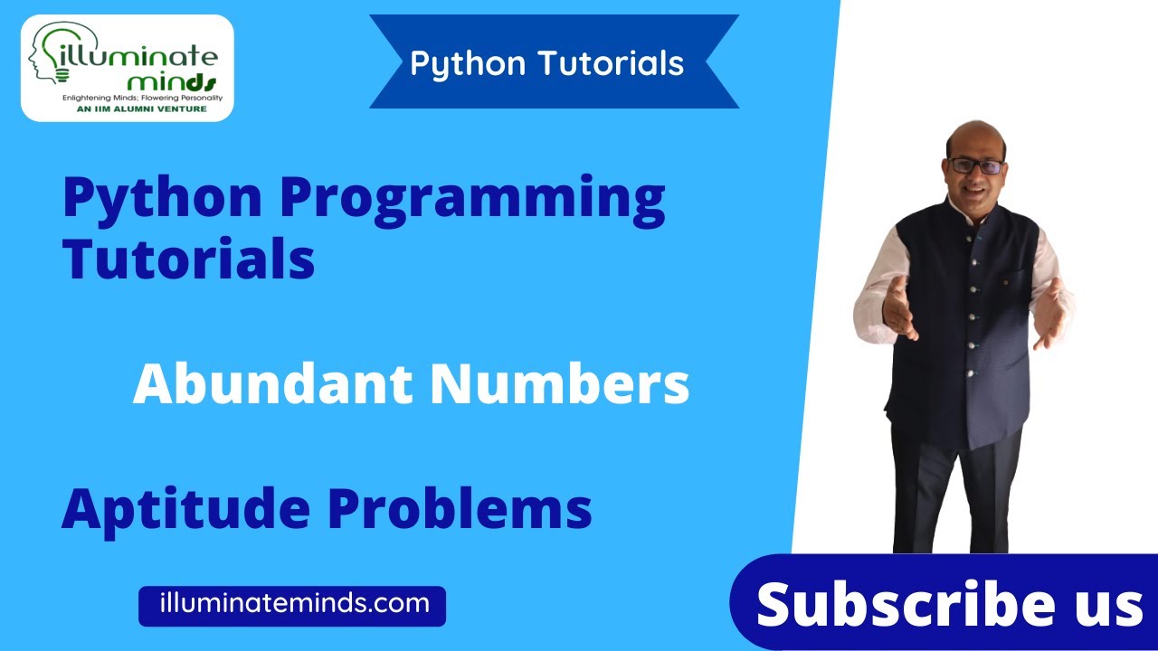 Abundant Number  I Python Programming Tutorial  | Number System