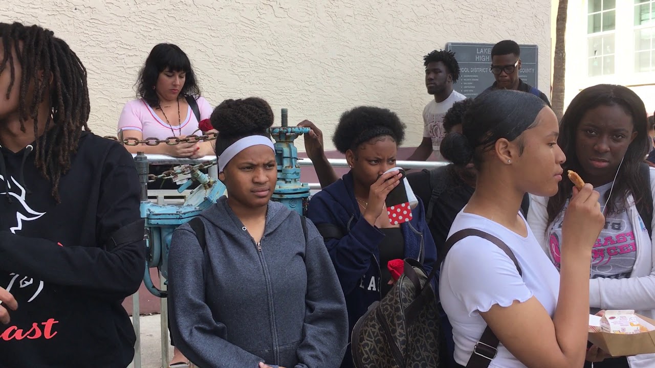 Lake Worth Community High School Remembers Parkland Douglas Anniversary.