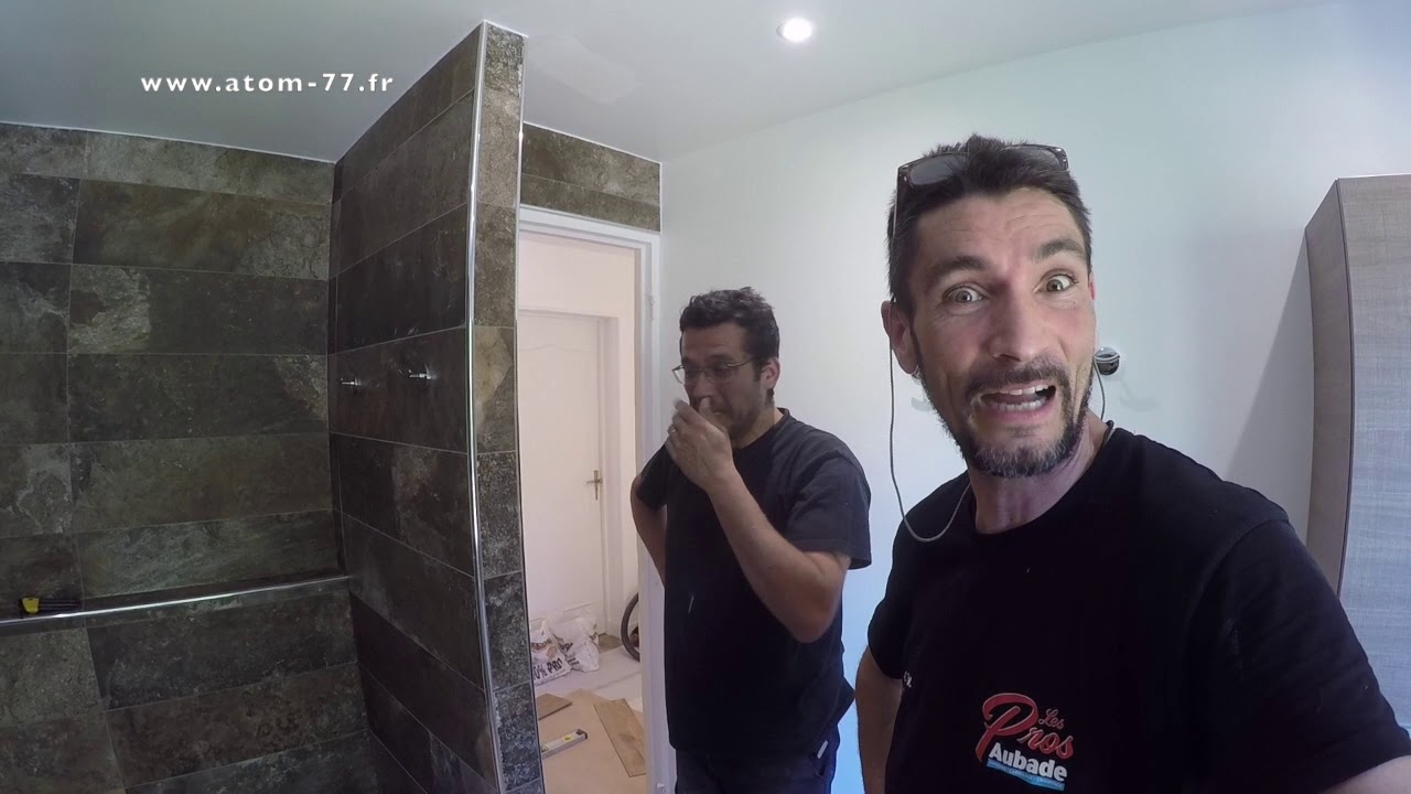 Une rénovation de salle de bain DISCO ! (Sté ATOM - Juin 2020)