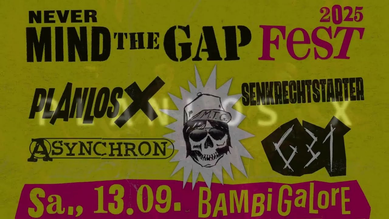PLANLOS X @ MIND THE GAP Fest 2025, BAMBI GALORE, Hamburg