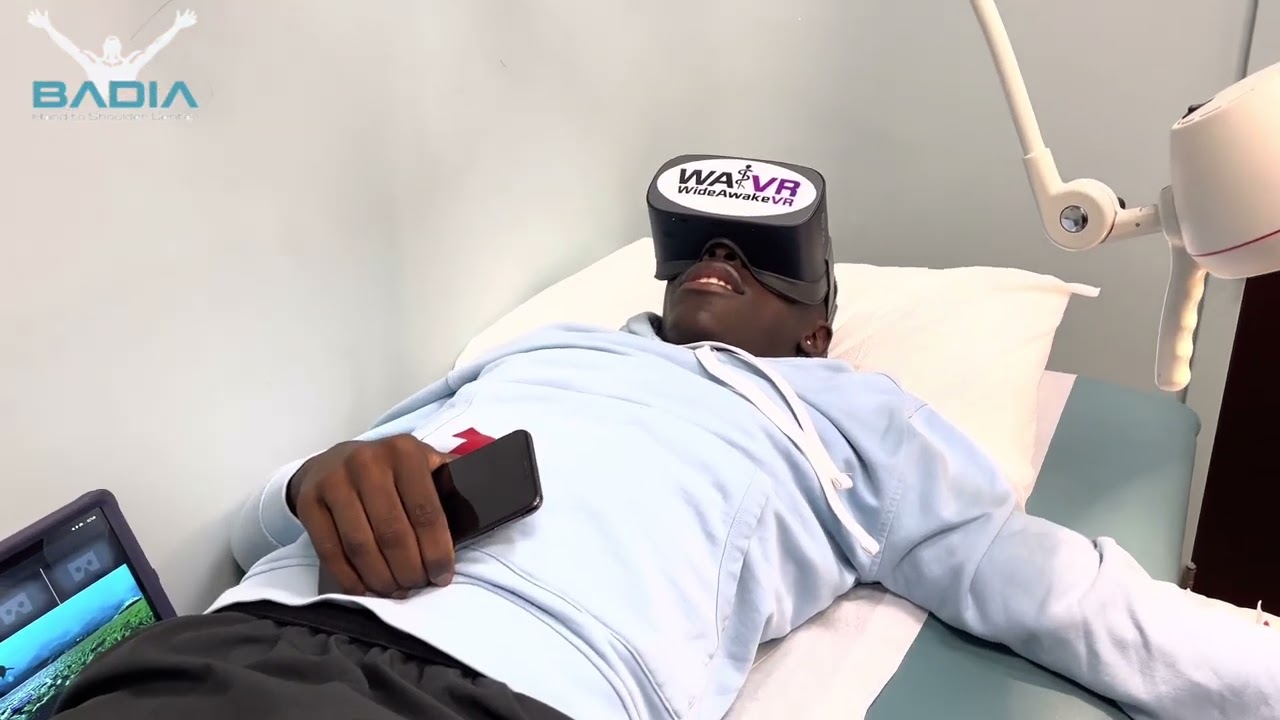 In office pin removal using virtual reality!