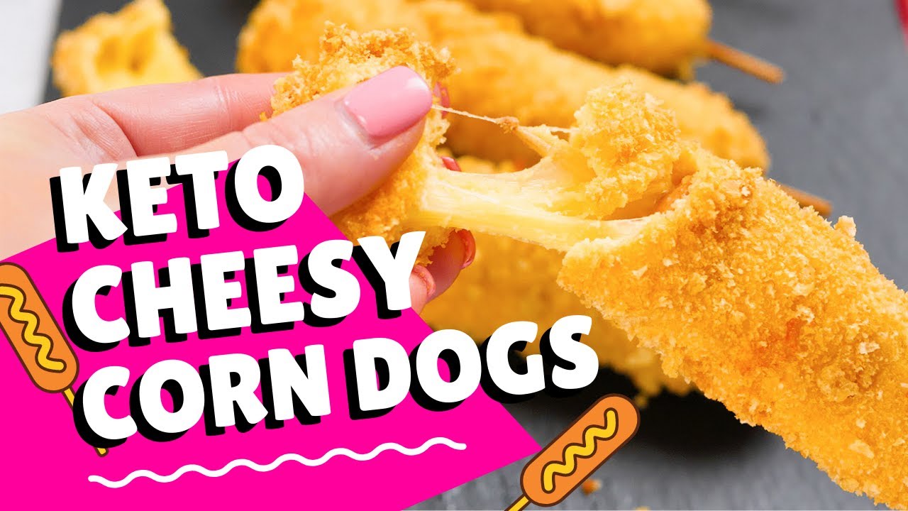 How To Make Keto Corn Dogs with Low Carb Batter - Cheesy & Crunchy (Korean Style)