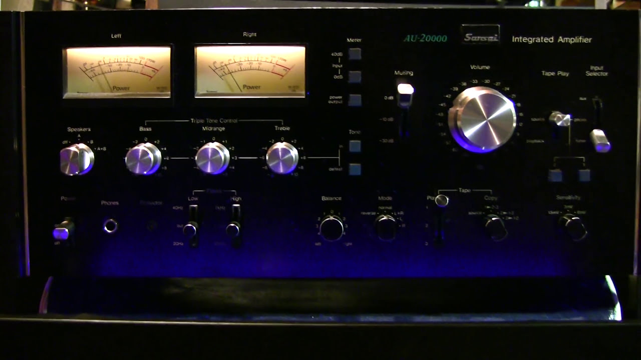 Michael Jackson - Thriller - Sansui AU 20000 Integrated Amplifier