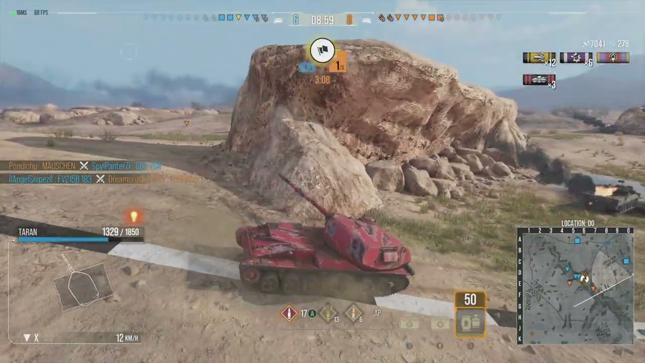 11k Damage in Taran is too easy | World Of Tanks Console