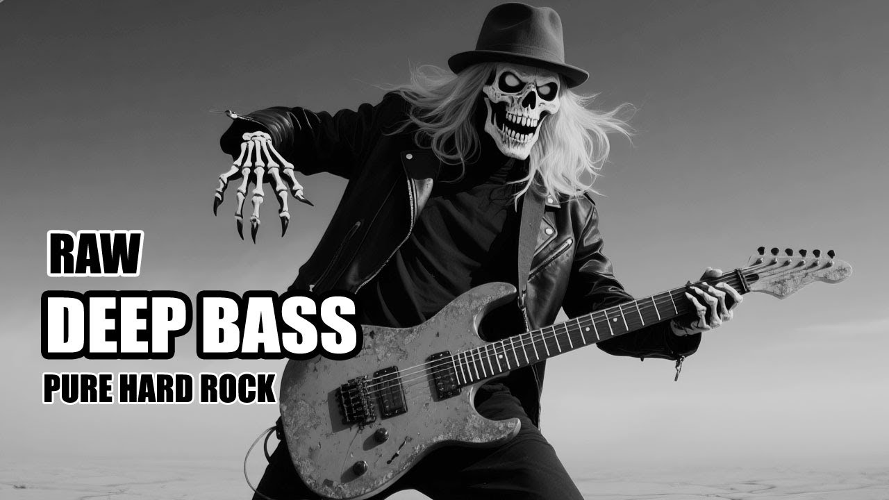 Raw Deep Bass – Down-Tuned Riffs & Punchy Drum Fury | Pure Hard Rock Instrumental