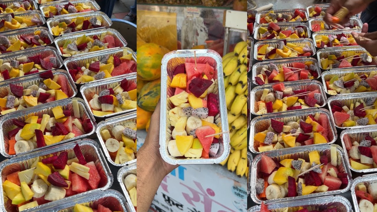 😱 रोज 1000 से भी ज्यादा प्लेट Fruit Salad बिकती है| Nagpurstreetfood🔥#youtubevideo #streetfood #food