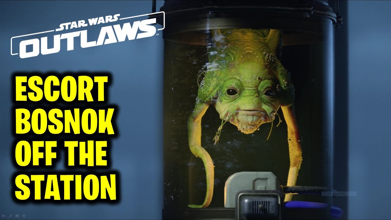 False Flag: Escort Bosnok off the Station | Star Wars Outlaws