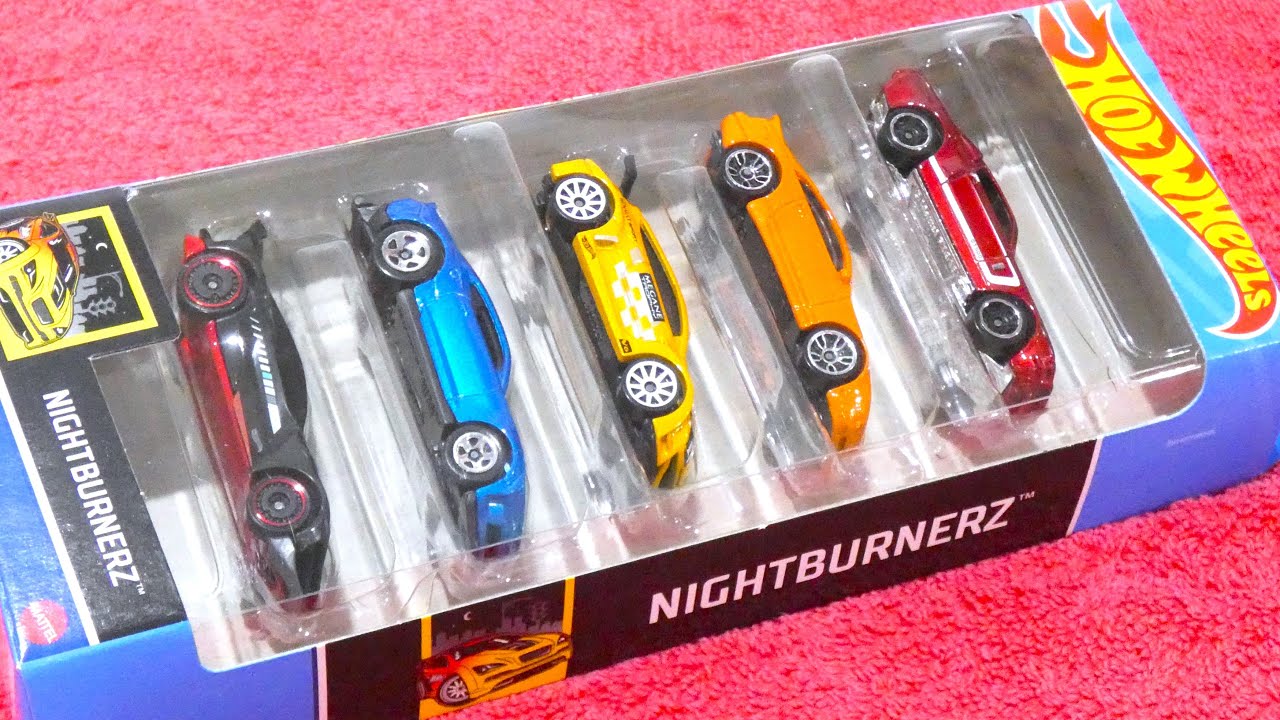 Hot Wheels NIGHTBURNERZ 2024, набор из 5 штук