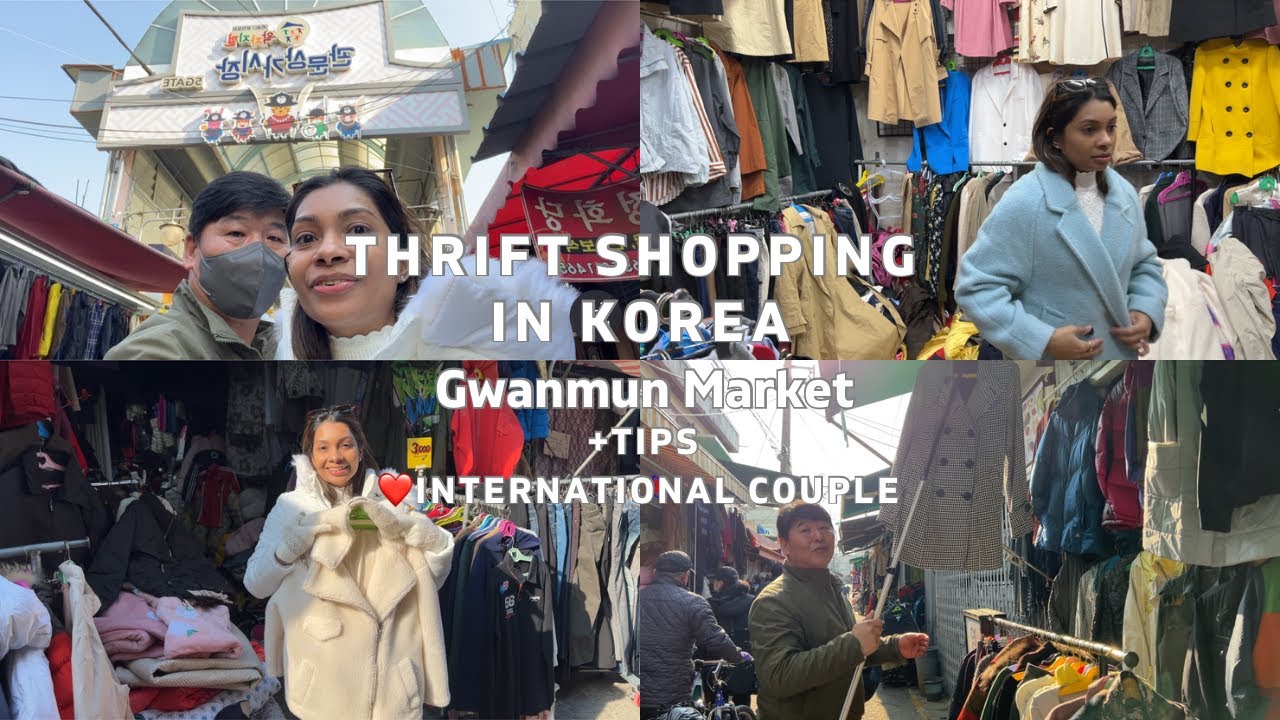 Thrift Shopping @ 100-YEAR-OLD MARKET in Korea! (Did We Find Anything Good?) | Gwanmun Market 관문시장