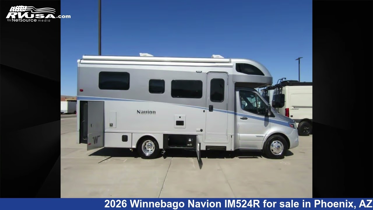 Marvelous 2026 Winnebago Navion IM524R Class C RV For Sale in Phoenix, AZ | RVUSA.com