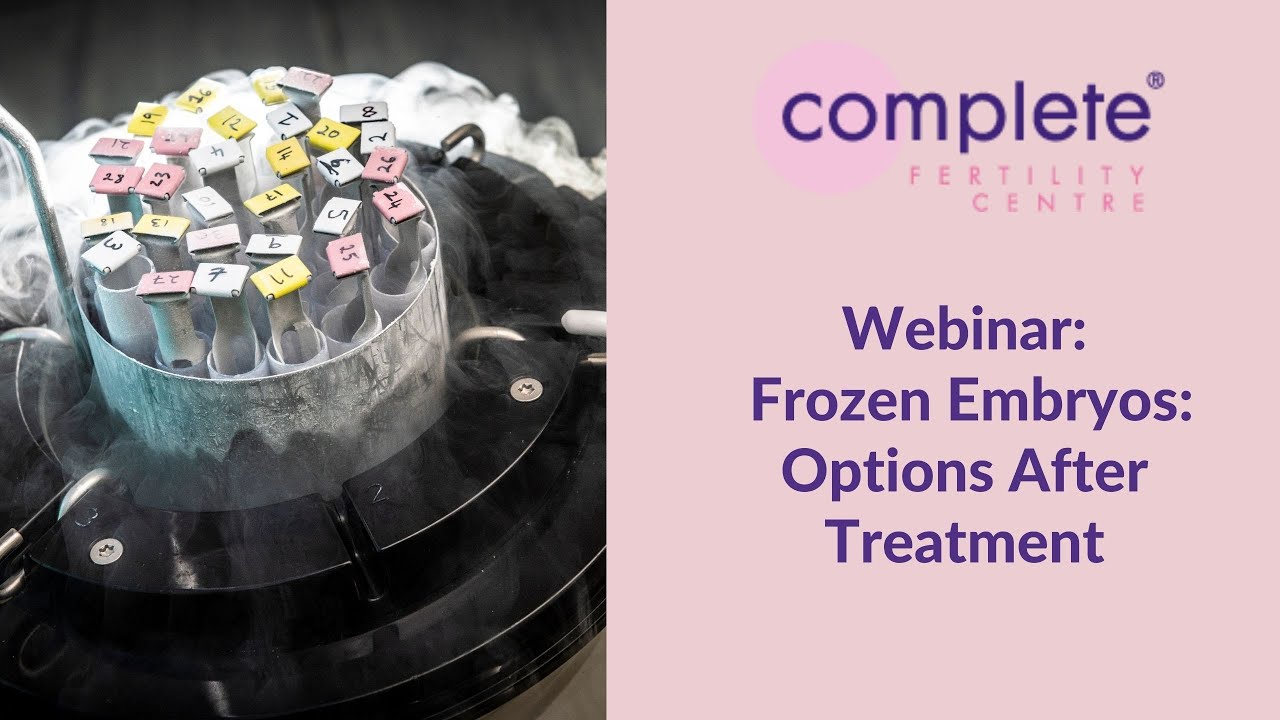 Webinar: Frozen Embryos: Options After Treatment