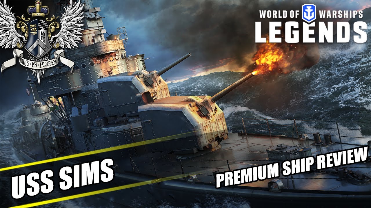 WoWS: Legends - USS Sims - Premium Ship Review