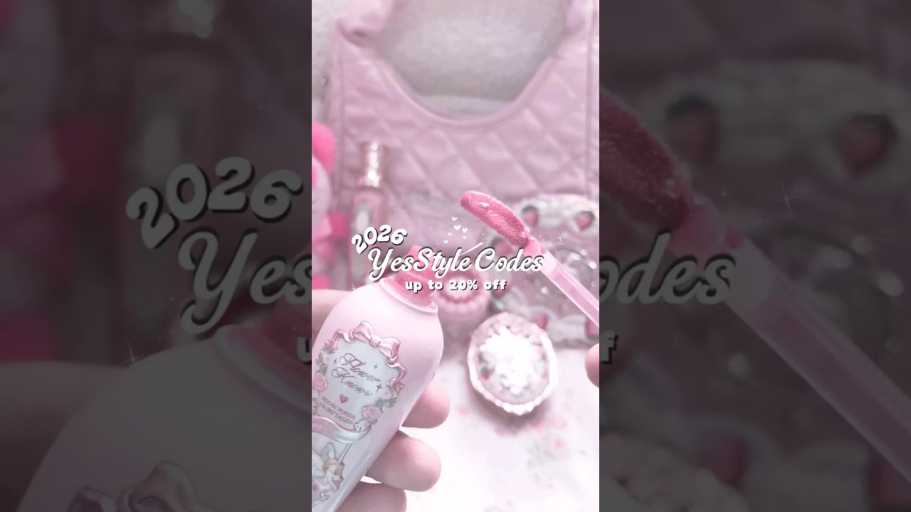 new yesstyle codes 💖 #pink #coquette #yesstyle #yesstylecode #flowerknows #aesthetic #makeup #coupon