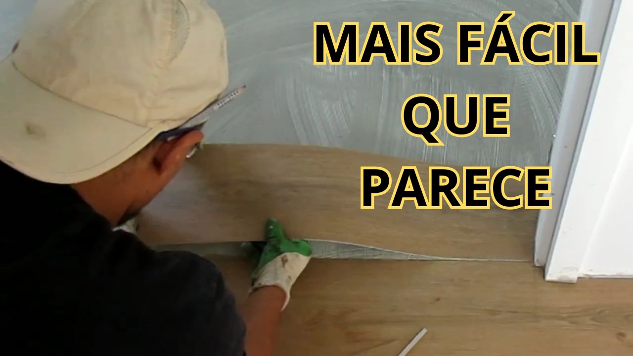 Os truques dos acabamentos PERFEITOS! Instalação de Piso Vinílico e Rodapé!