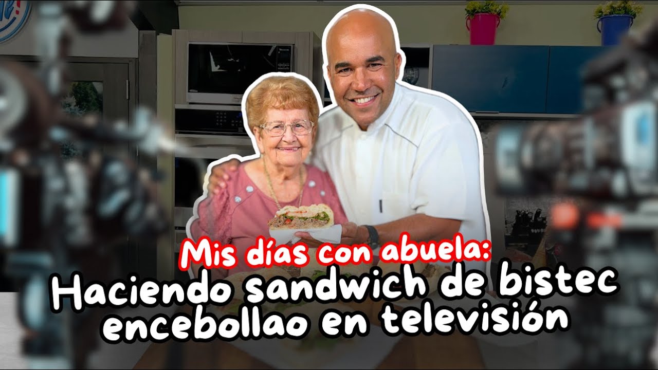 Nos fuimos a LA TELEVISIÓN a hacer un BISTEC ENCEBOLLAO 📺 | Mis días con abuela | VLOG 01