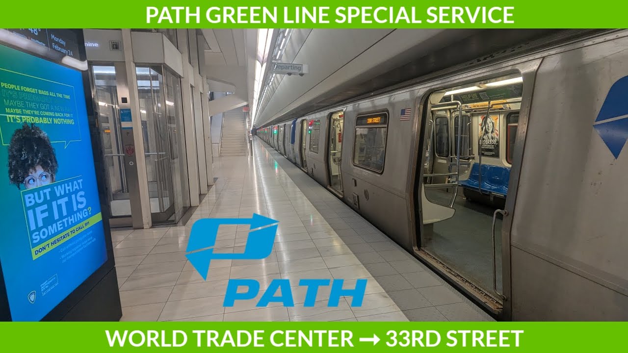 PATH PA-5 Green Line Special Service Full Ride (World Trade Center - 33rd Street) (2/24/2025)