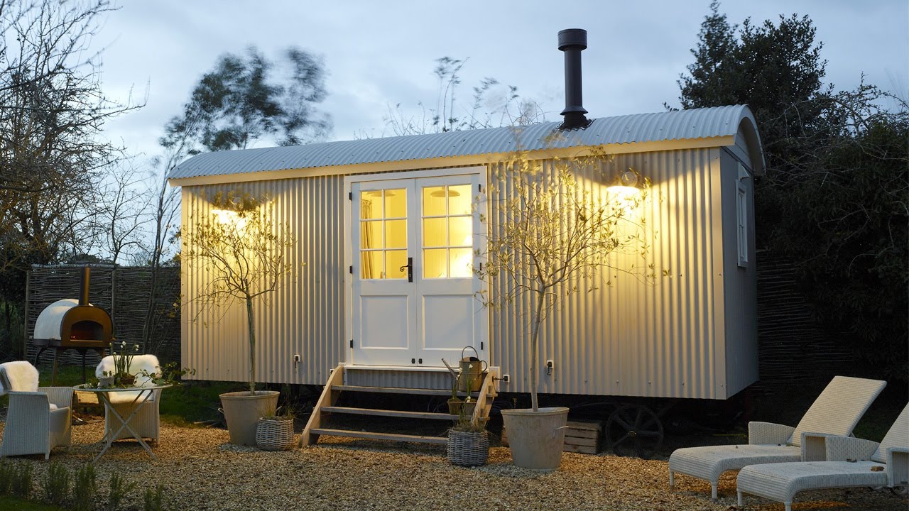 The Most Beautiful Shepherds Huts Cottage House I've Ever Seen | Living Design Tiny House