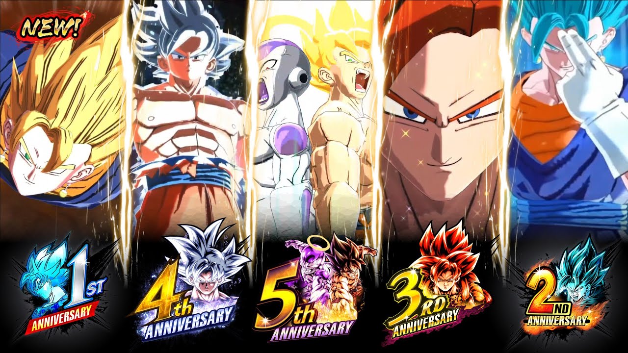 ALL ANNIVERSARY SPECIAL CUTSCENES!! - DRAGON BALL LEGENDS 5TH ANNIVERSARY 🔥