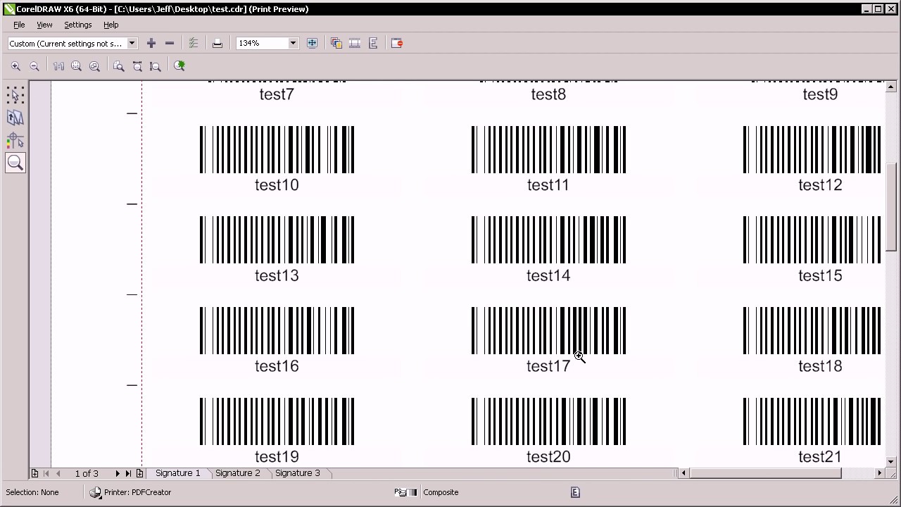 Create bulk QR codes and barcodes in CorelDRAW
