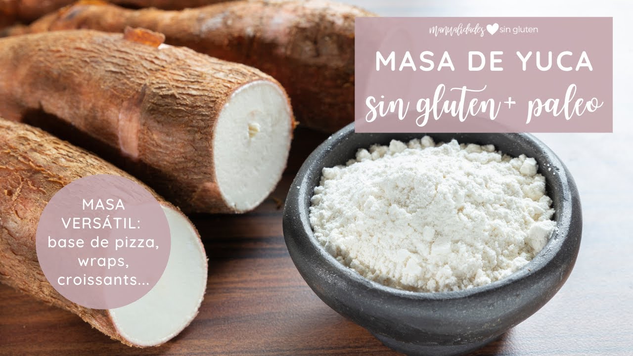 PREPARA MASA DE YUCA, UNA MASA MUY VERSÁTIL | sin gluten + paleo + low carb (almidón resistente)