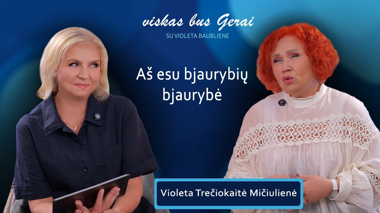 VISKAS BUS GERAI su Violeta Baubliene viešnia - aktorė Violeta Mičiulienė: negalėdavau sau leisti.