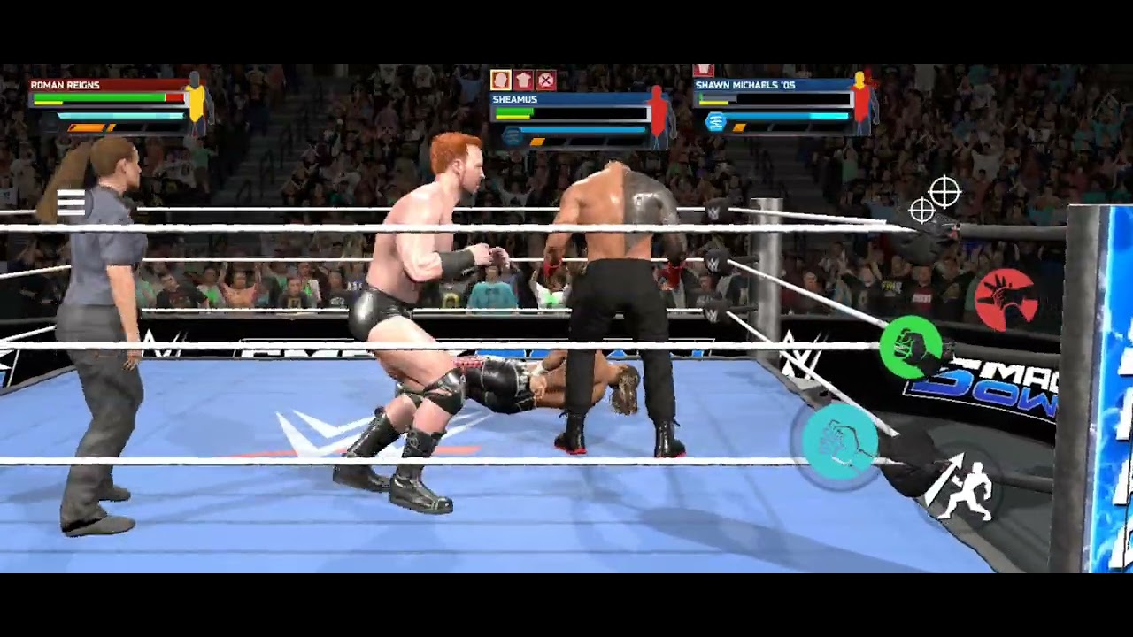 WWE 2K25 MOBILE HANDICAP 1 ONE ROMAN REIGNS VS  SHEAMUS Shawn Michaels