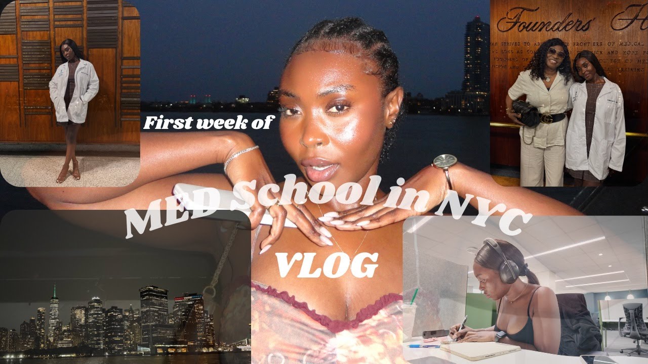 Med School in NYC diaries | First week of classes + White coat ceremony + LOTS of studying