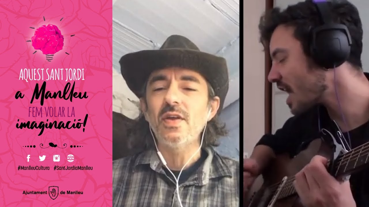 Actuació de Roger Usart & Marcos Deker - #SantJordiaManlleu