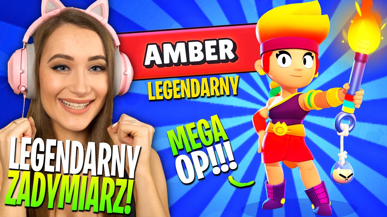 Sprawdzam AMBER 🔥 NOWY LEGENDARNY Zadymiarz w Brawl Stars ... (znamy DATĘ!)