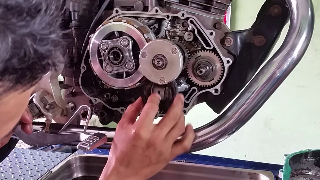 Como trocar bomba de olio de 150 sport