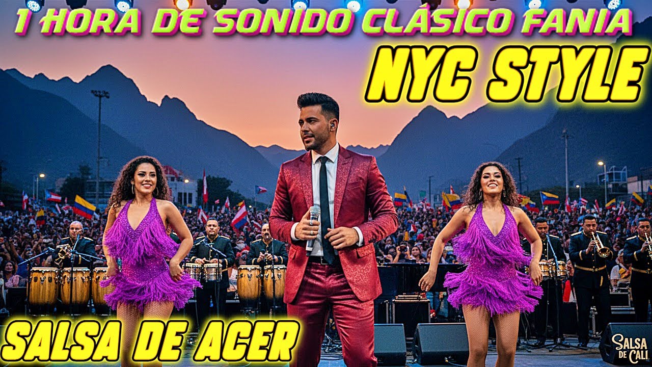 SALSA DE ACERO 💪 1 HORA DE SONIDO CLÁSICO FANIA 💃 NYC STYLE🎺 SALSA DE CALI