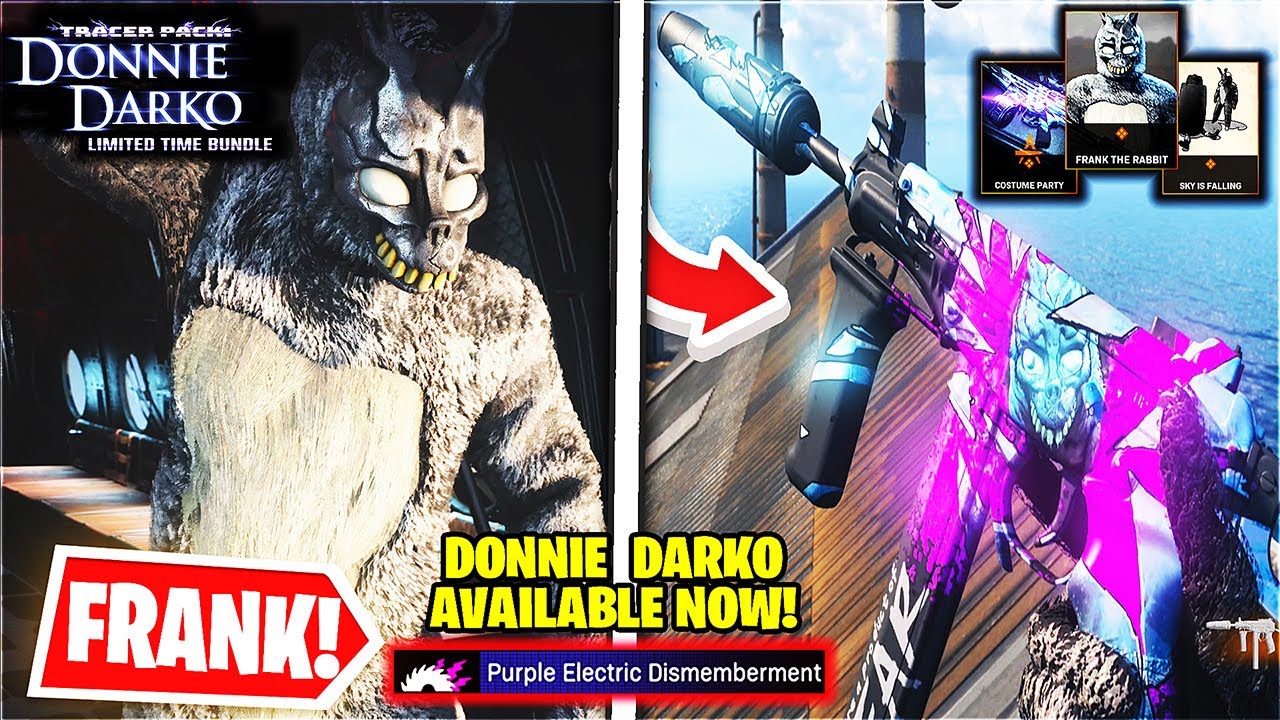 *LIMITED TIME* Tracer Pack DONNIE DARKO BUNDLE C58 COSTUME PARTY ELECTRIC DISMEMBERMENT COLD WARZONE