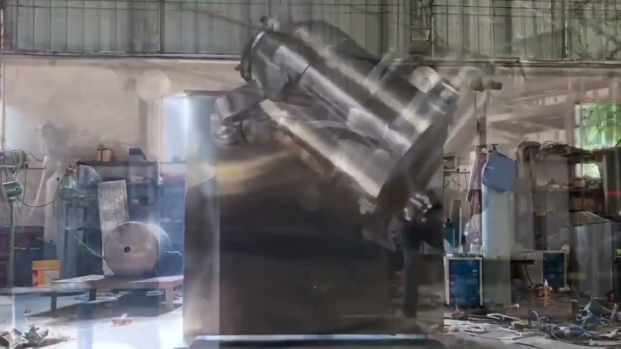 Industrial food grade powder mixer/Powder W double cone blender price/Chemical mixing equipment