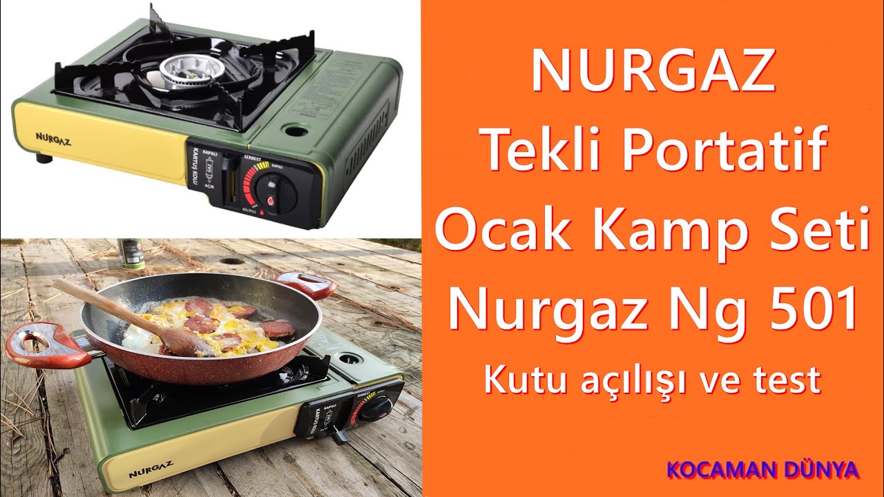 NURGAZ TEKLİ PORTATİF OCAK SETİ / Nurgaz Ng 501 #nurgaz