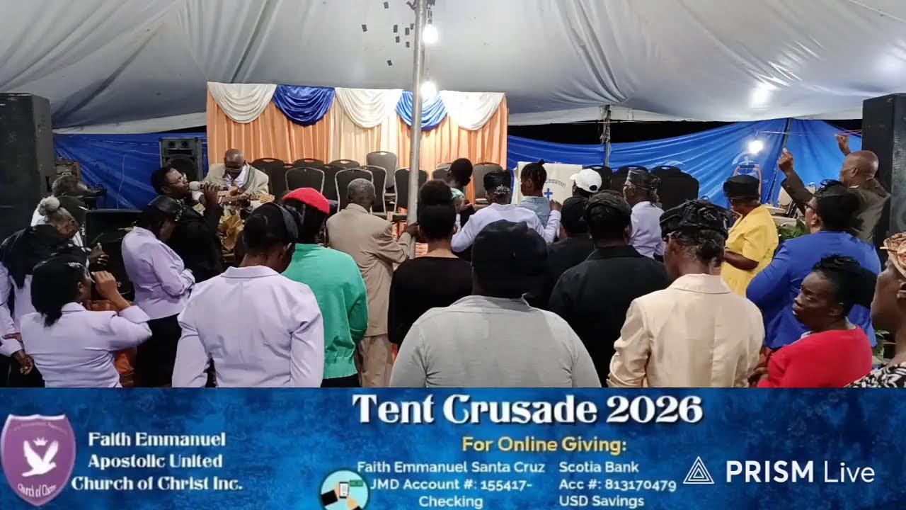 Faith Emmanuel Apostolic Tent Crusade 2026 Week 2 Tuesday Night