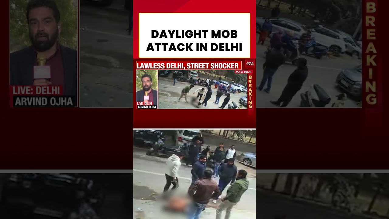 #delhi #mobattack Shocking CCTV Footage: Brutal Mob Attack in Laxmi Nagar | New Delhi | Gym Dispute