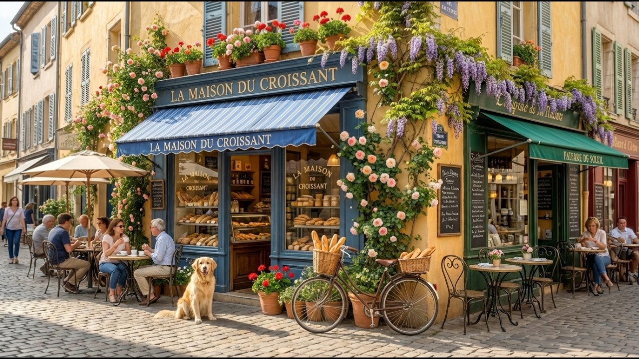 Bossa Nova Jazz Café ☕ Cozy Outdoor Relaxing Jazz Ambience for Study & Work