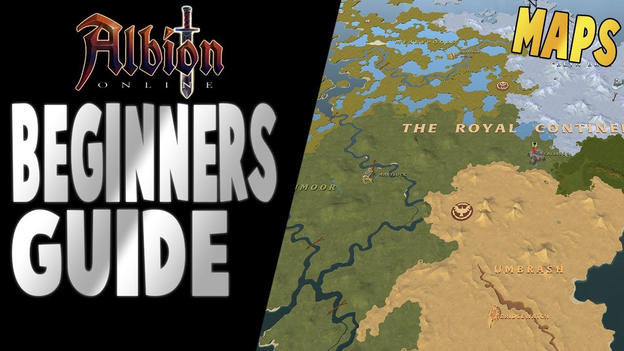 Albion Online | Beginners Guide | Maps - The World Map and Cluster Information