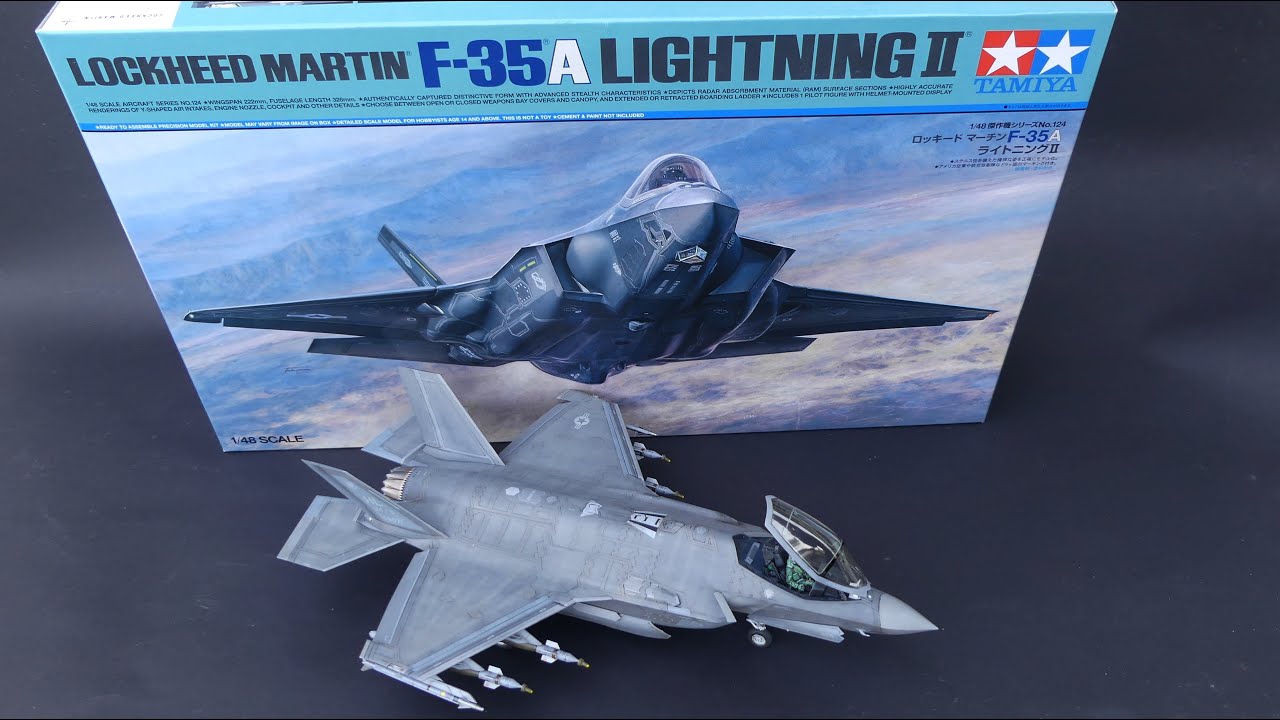 LM F-35A Lightning II 1/48 (Tamiya) [trying to make grey more interesting] Build and final reveal