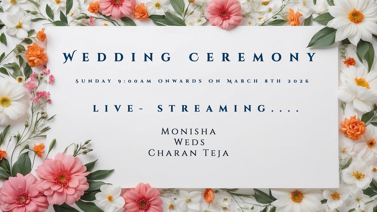 Monisha & Charan Teja Engagement