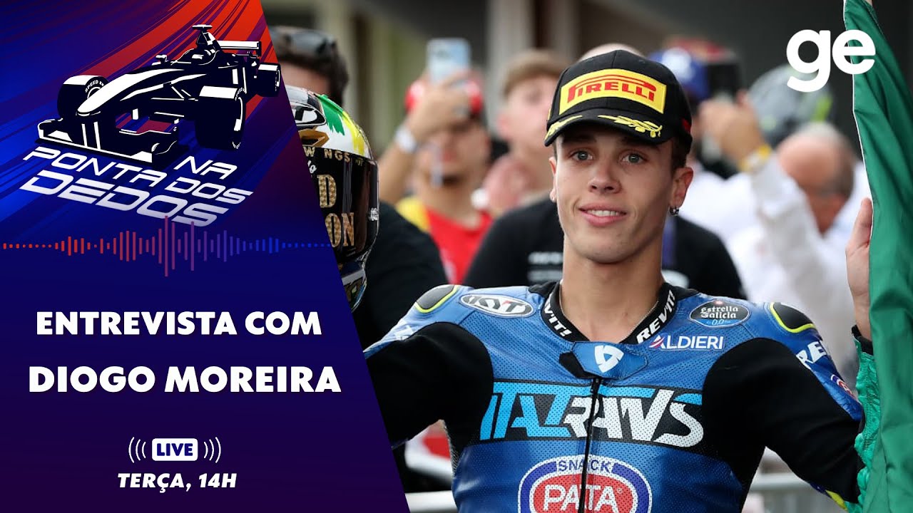 DIOGO MOREIRA: ENTREVISTA AO VIVO! NA PONTA DOS DEDOS #podcast | ge.globo