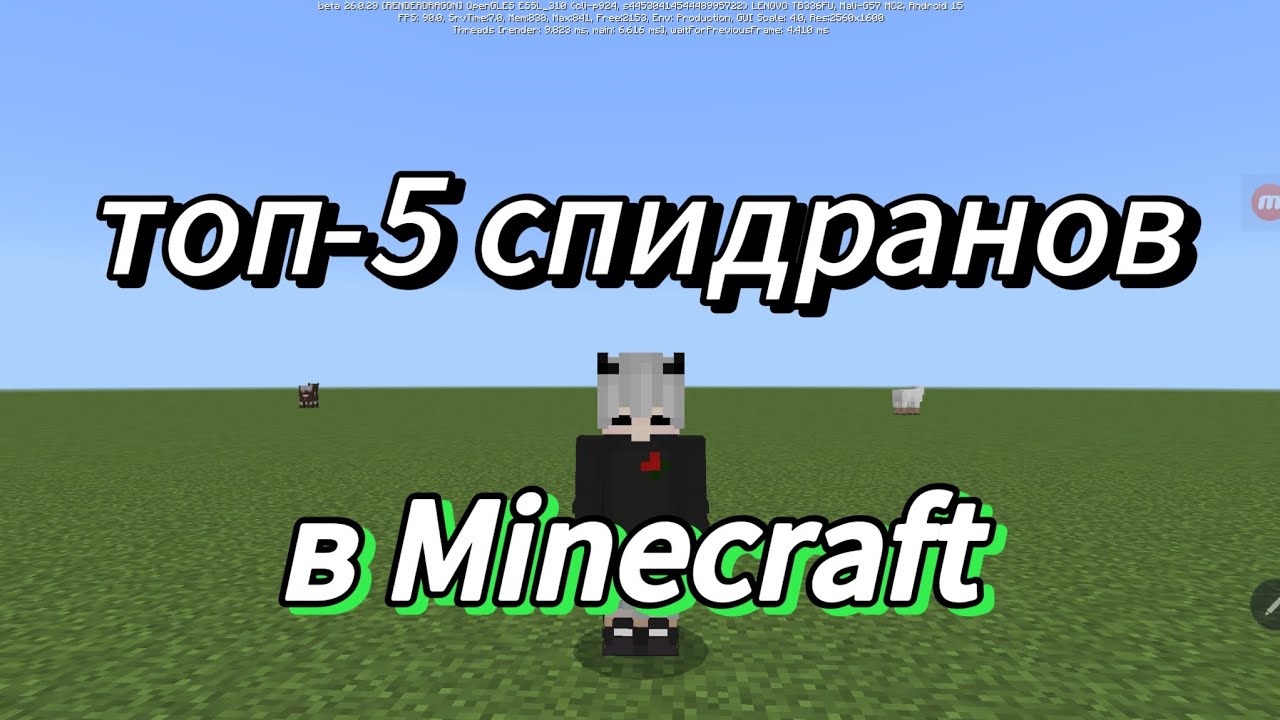 ТОП-5 СПИДРАНОВ В MINECRAFT  №1
