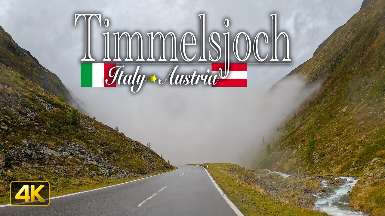 Timmelsjochstrasse from Italy 🇮🇹 to Austria 🇦🇹 • Driving from San Leonardo to Oetz [Driver's View]