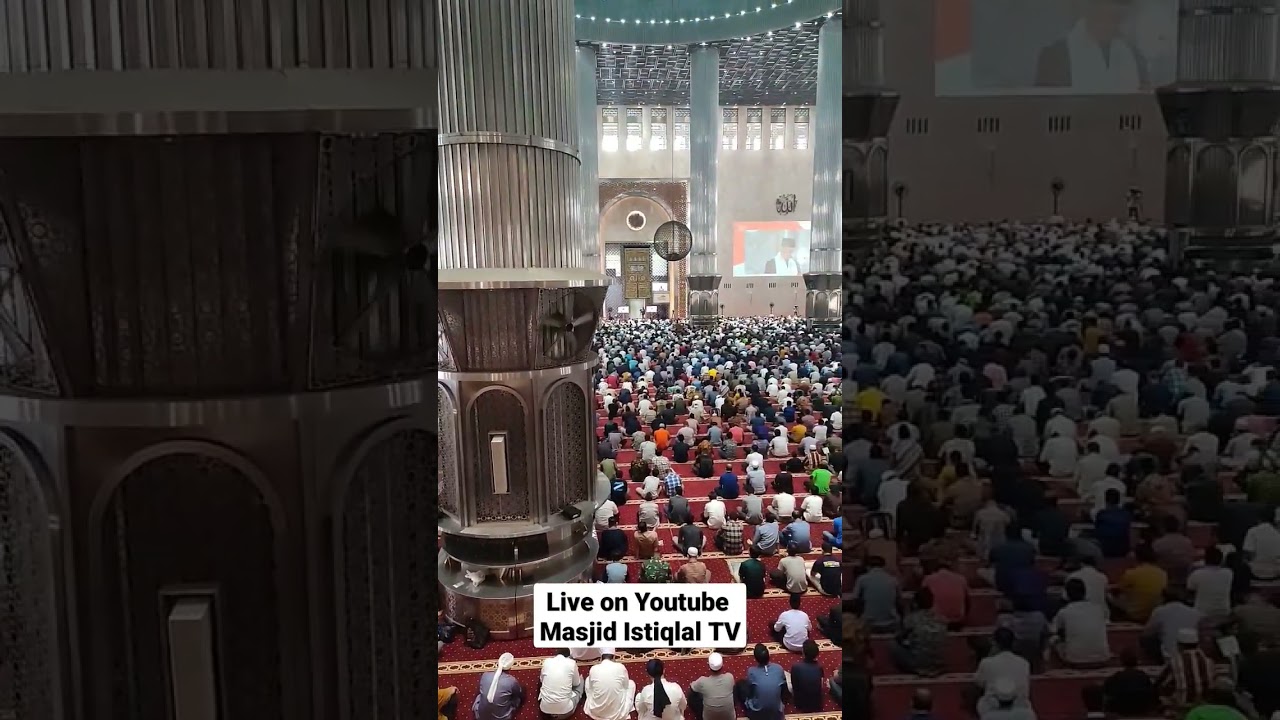 Ramai Penuh Shalat Jumat Masjid Istiqlal