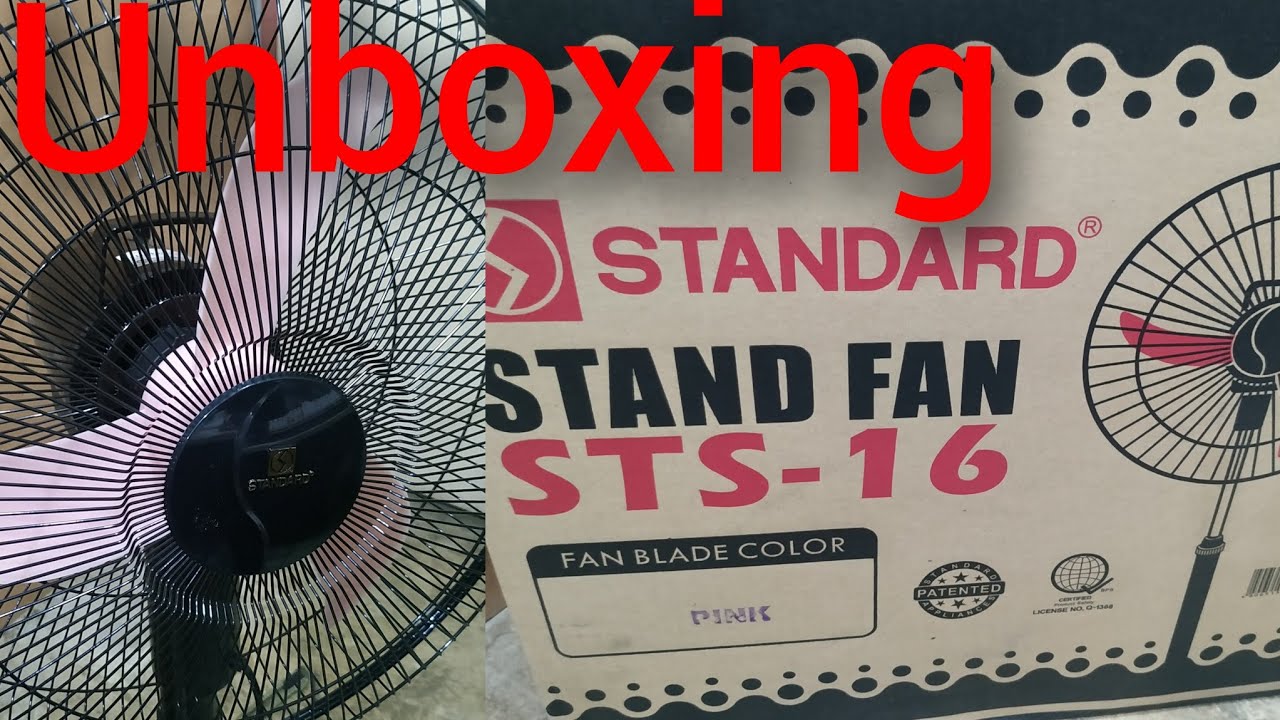 Standard Stand Fan STS 16/Unboxing