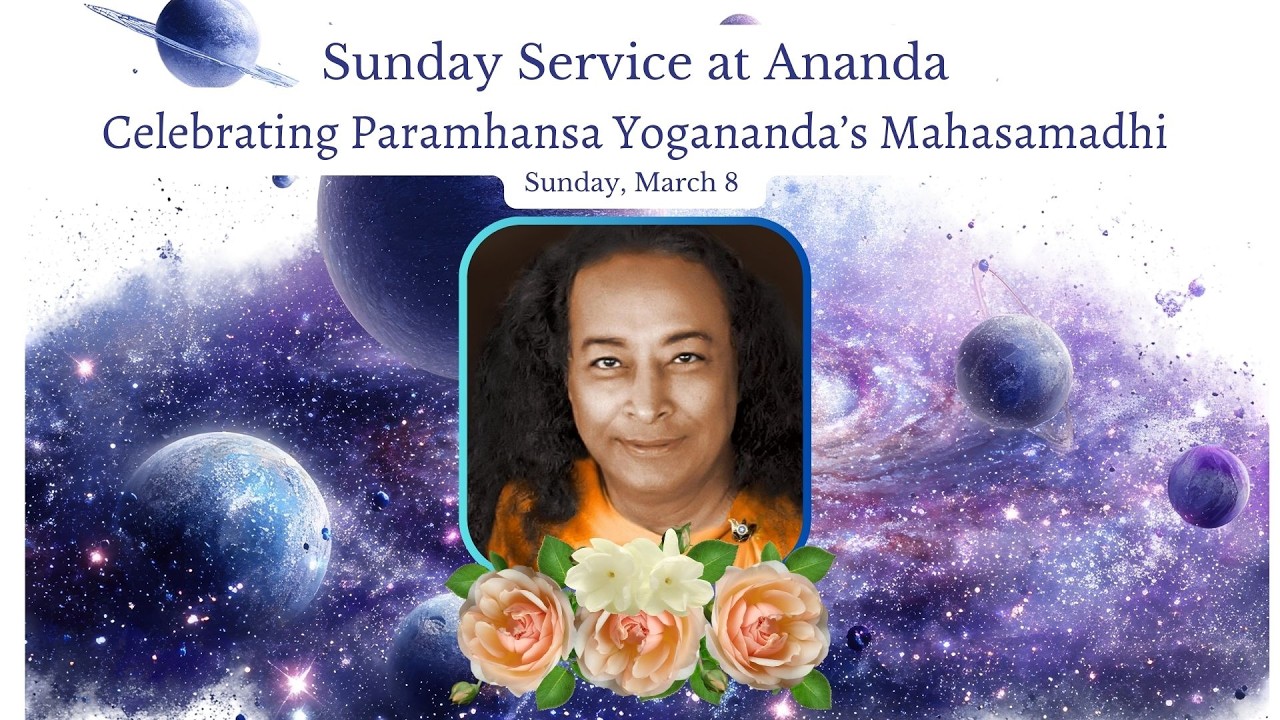 Special Sunday Service: Mahasamadhi Commemoration from the Ananda Blue Lotus Temple