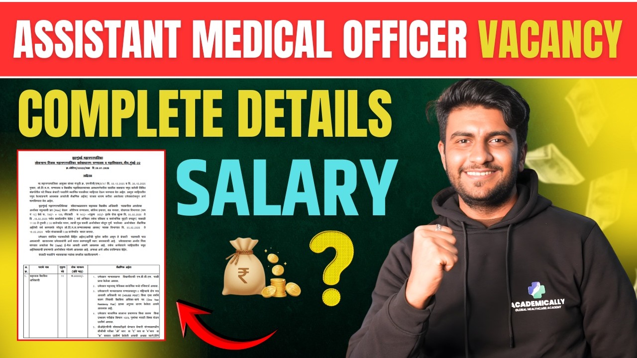 Assistant Medical Officer Recruitment 2026 | Apply Now | Full Details