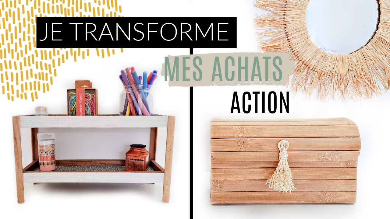JE TRANSFORME MES ACHATS ACTION IDÉES & ASTUCES #12