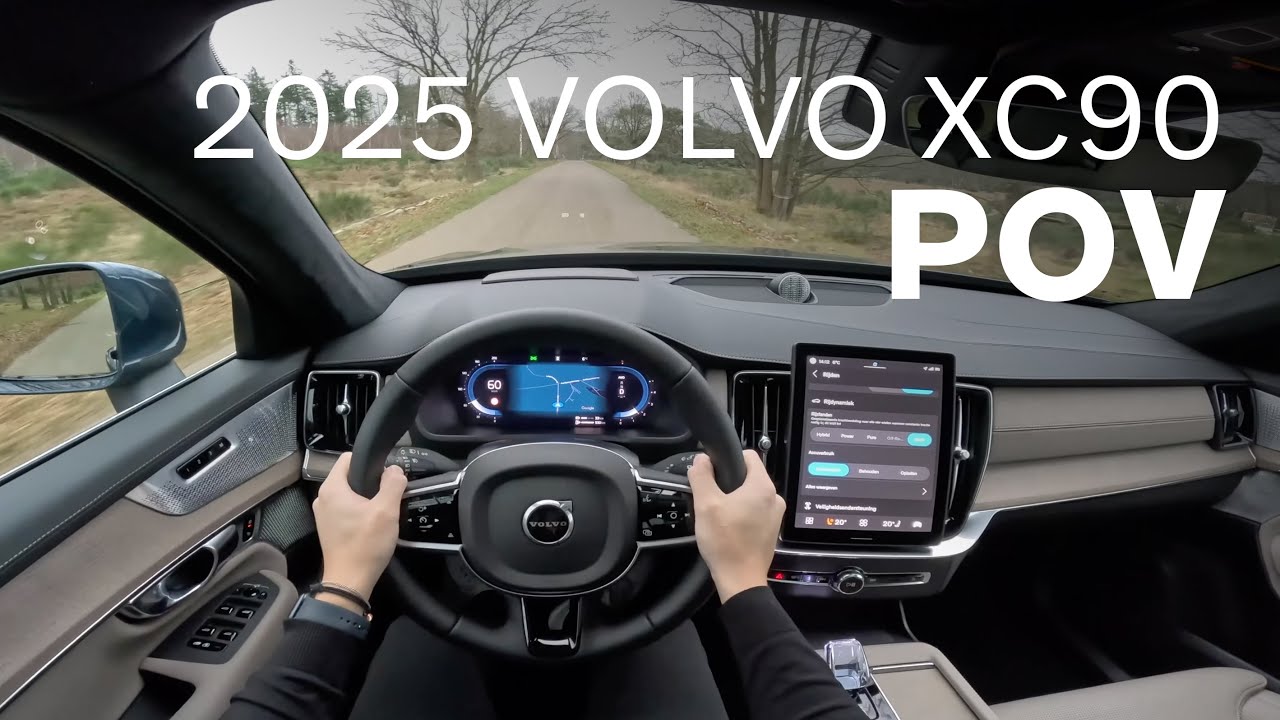 2025 Volvo XC90 T8 AWD - POV Test Drive