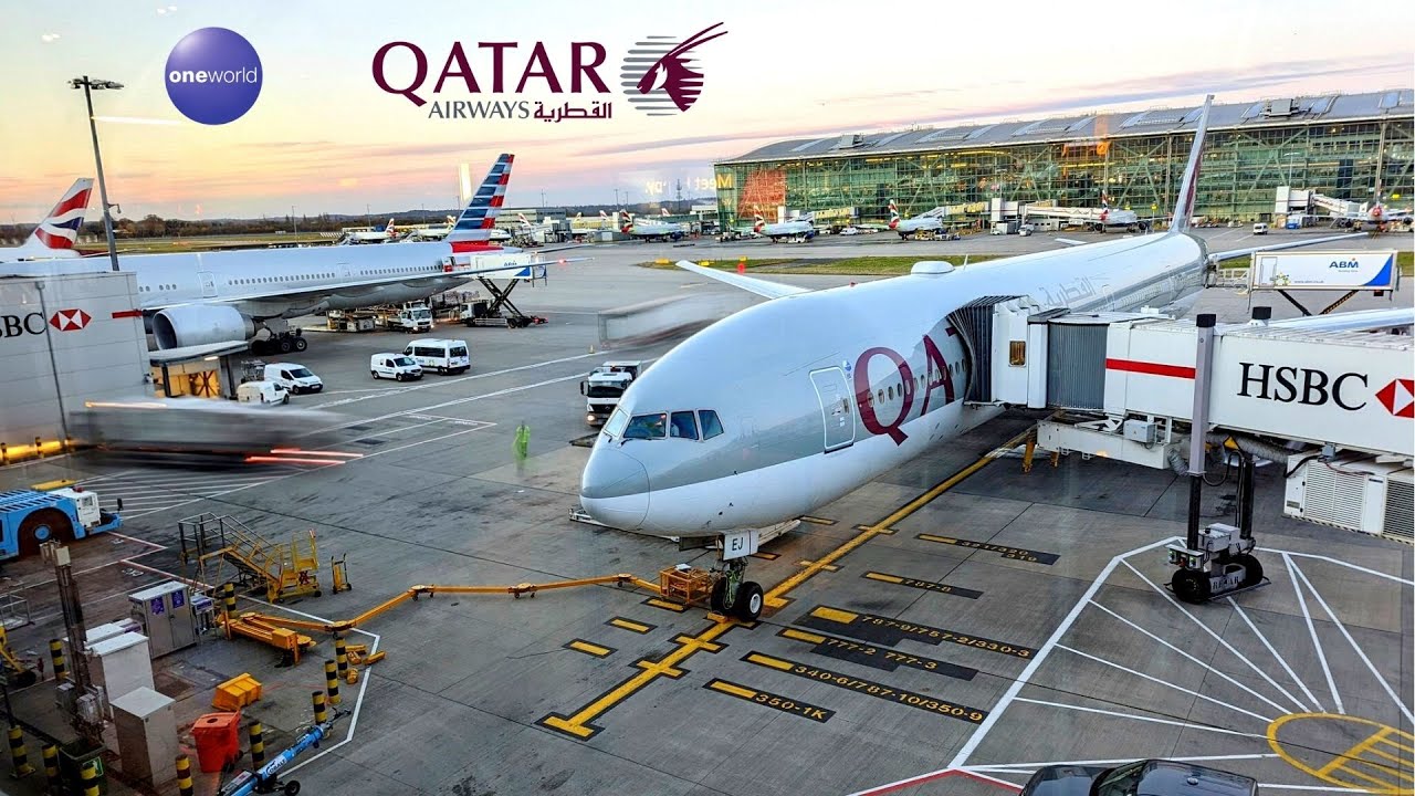 Qatar Airways Economy | 777-300ER | London Heathrow to Doha |